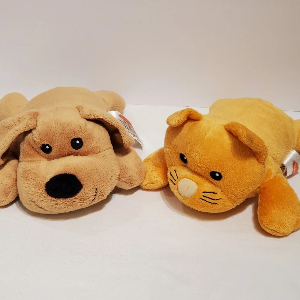 Melissa‎ & Doug Pet Play Set Orange Cat and Brown Tan Dog Plush Replacement